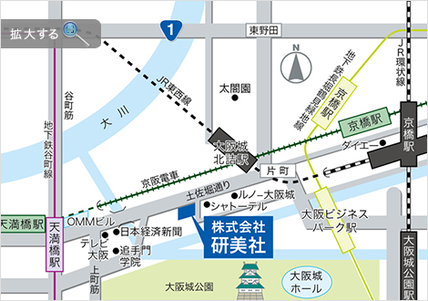 大阪本社 地図